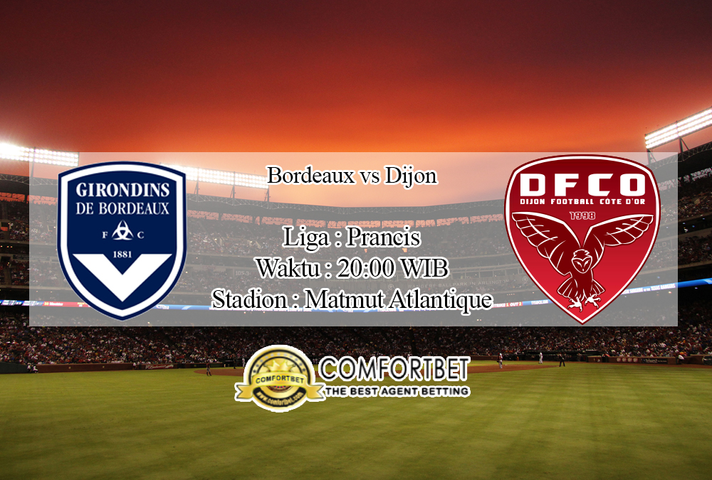 Prediksi Bola Bordeaux Vs Dijon 4 Oktober 2020