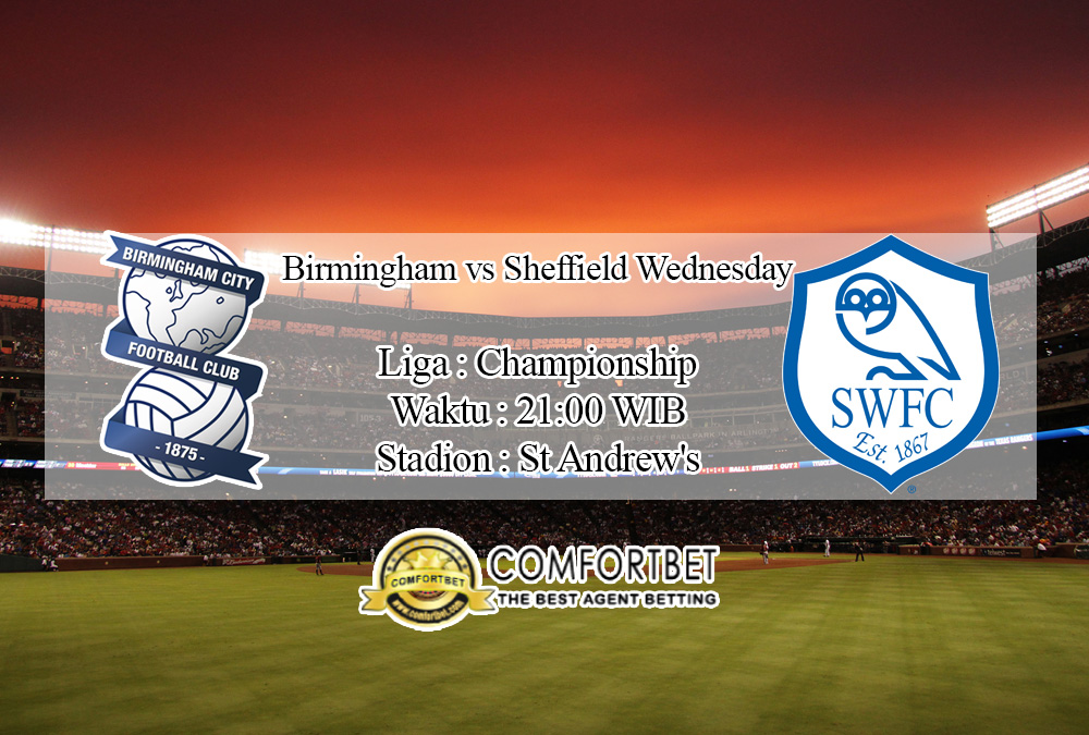 Prediksi Bola Birmingham City Vs Sheffield Wednesday 17 Oktober 2020