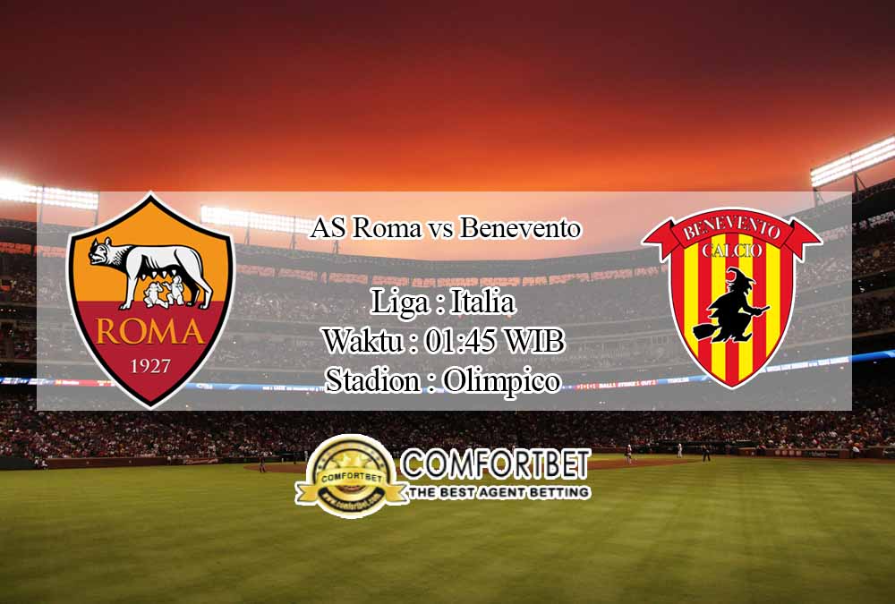 Prediksi Skor AS Roma vs Benevento 19 Oktober 2020