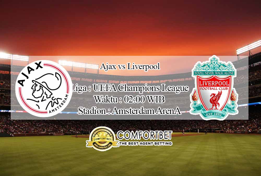 Prediksi Skor Ajax vs Liverpool 22 Oktober 2020