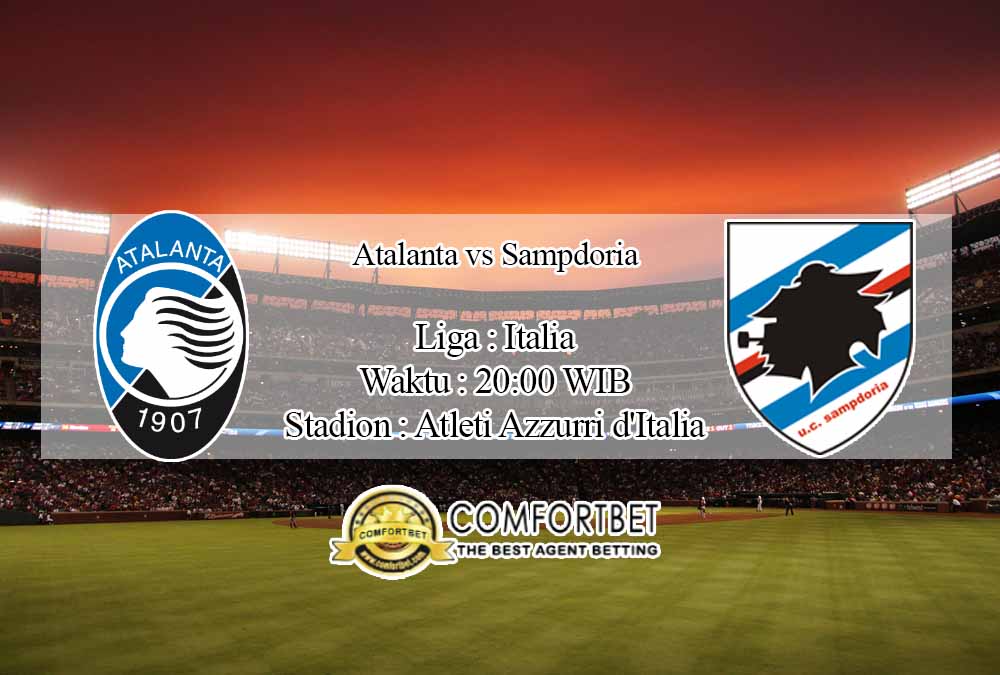 Prediksi Skor Atalanta vs Sampdoria 24 Oktober 2020 