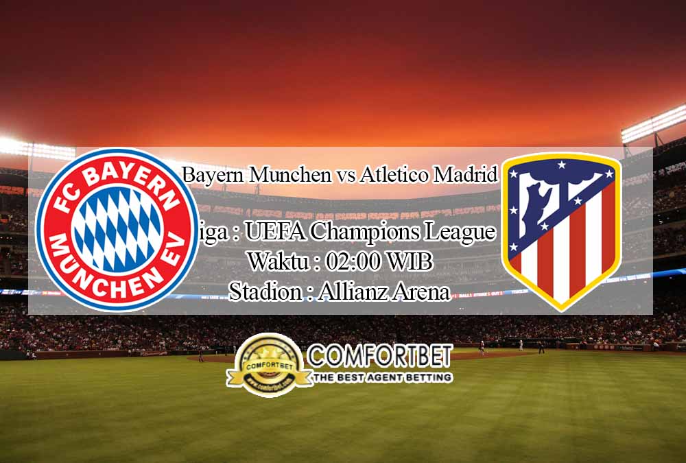 Prediksi Skor Bayern Munchen vs Atletico Madrid 22 Oktober 2020