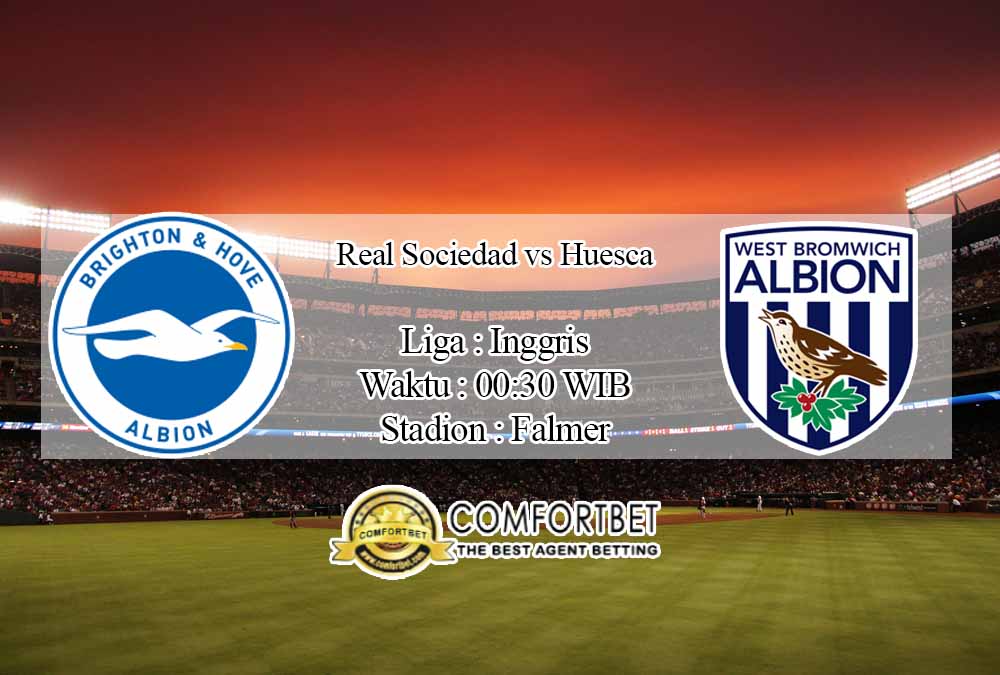 Prediksi Skor Brighton & Hove Albion vs West Bromwich Albion 27 Oktober 2020