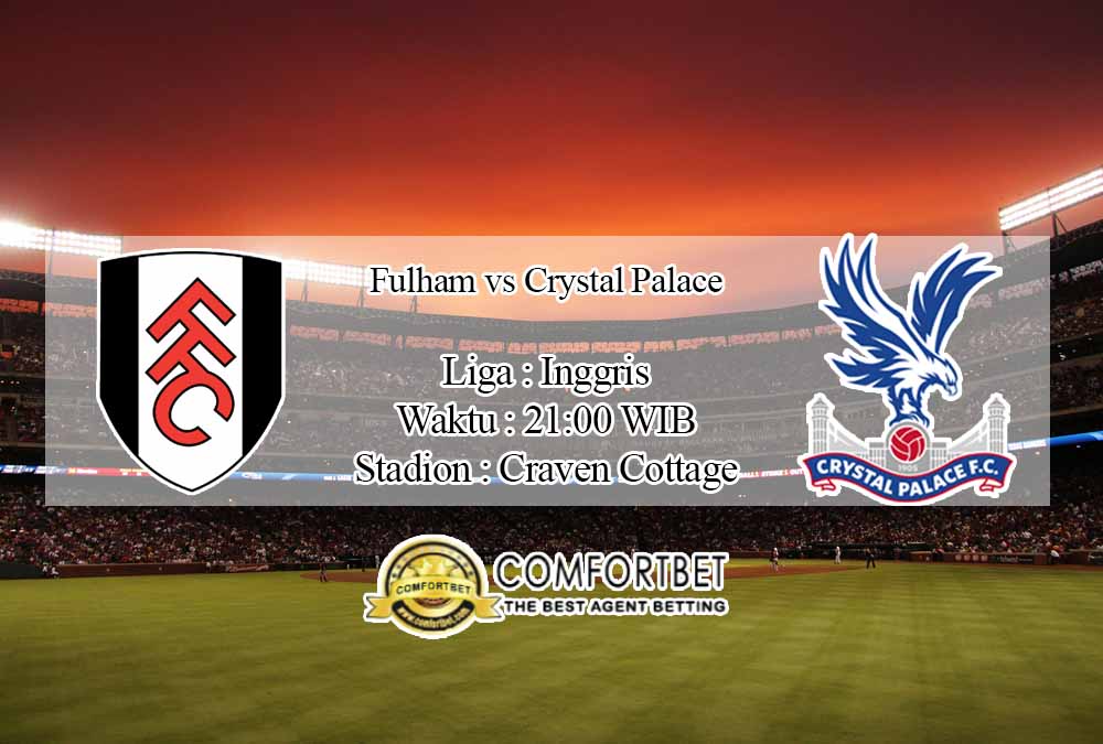 Prediksi Skor Fulham vs Crystal Palace 24 Oktober 2020 