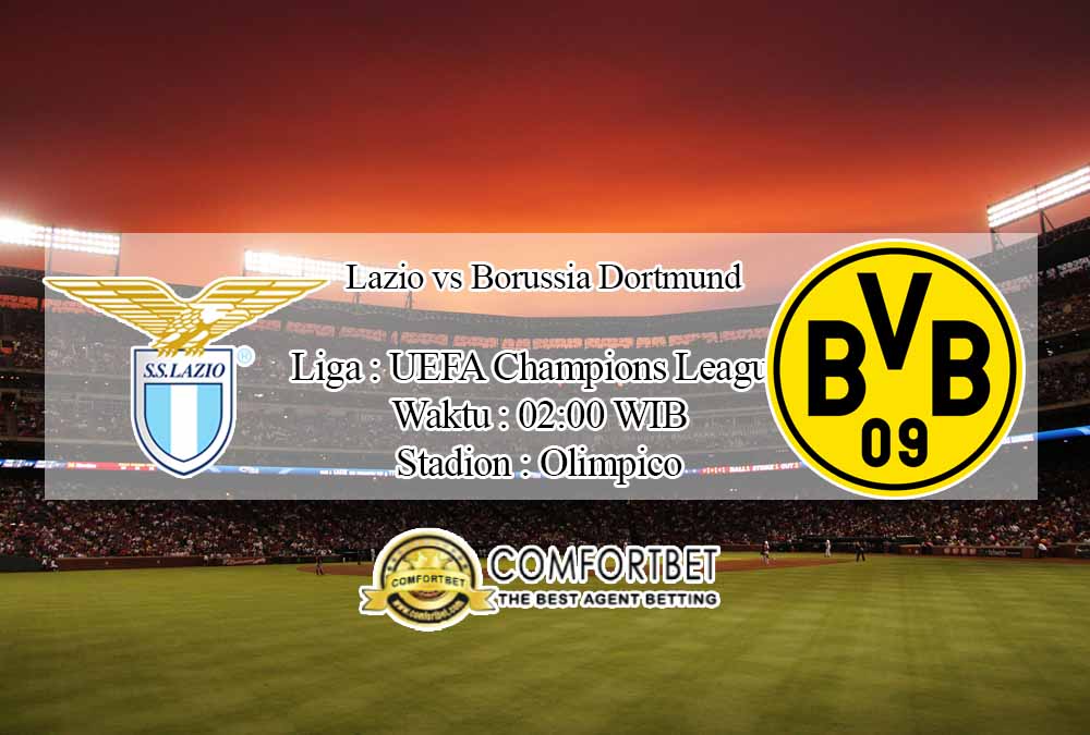 Prediksi Skor Lazio vs Borussia Dortmund 21 Oktober 2020