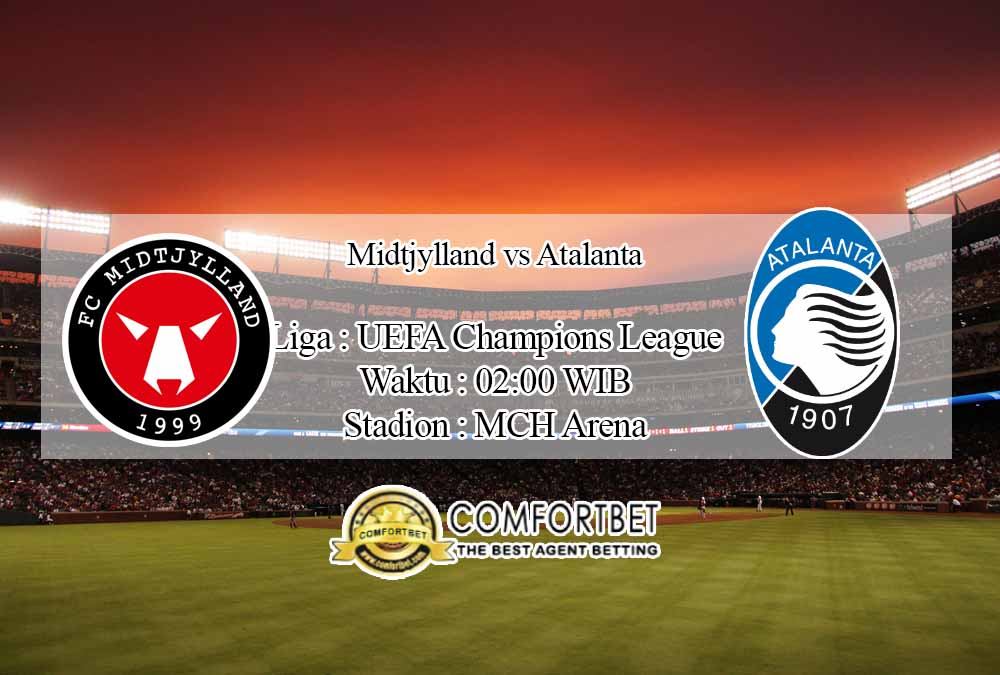 Prediksi Skor Midtjylland vs Atalanta 22 Oktober 2020