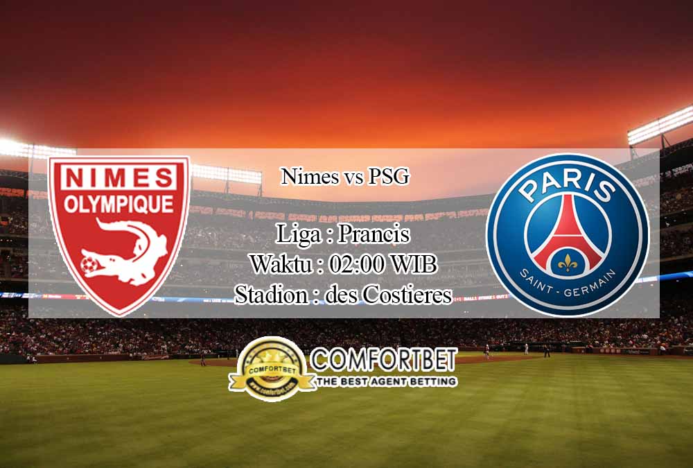 Prediksi Skor Nimes vs PSG 17 Oktober 2020