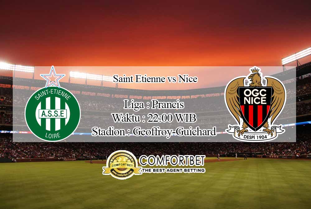 Prediksi Skor Saint Etienne vs Nice 18 Oktober 2020 