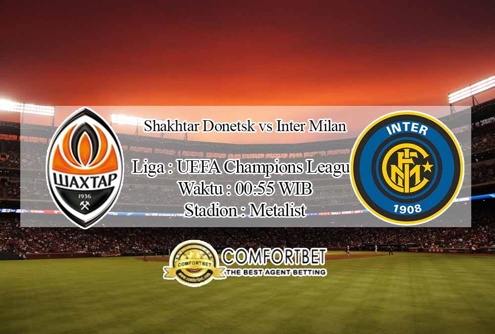 Prediksi Skor Shakhtar Donetsk vs Inter Milan 28 Oktober 2020 