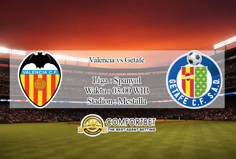 Prediksi Skor Valencia vs Getafe 2 November 2020 