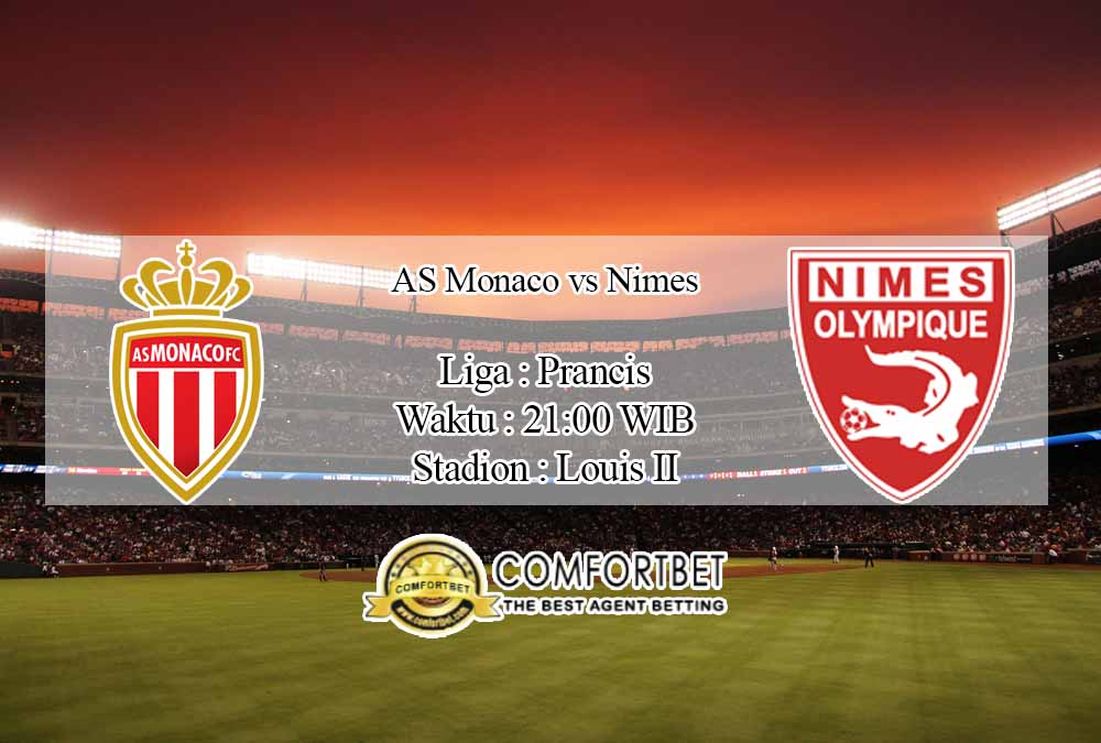 Prediksi Skor AS Monaco vs Nimes 29 November 2020