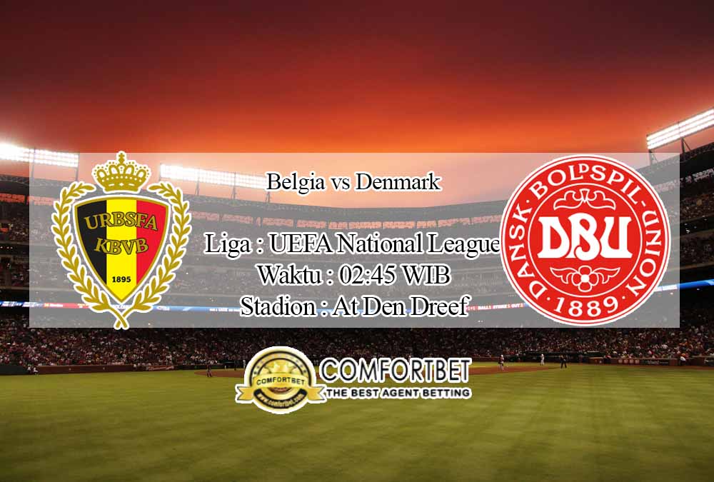 Prediksi Skor Belgia vs Denmark 19 November 2020