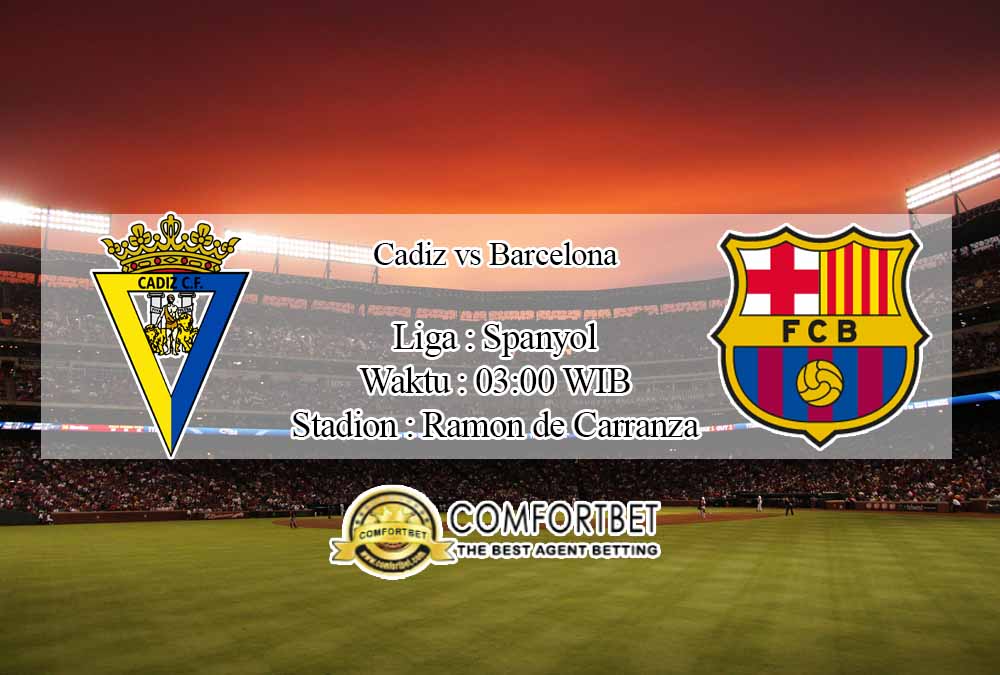 Prediksi Skor Cadiz vs Barcelona 6 Desember 2020