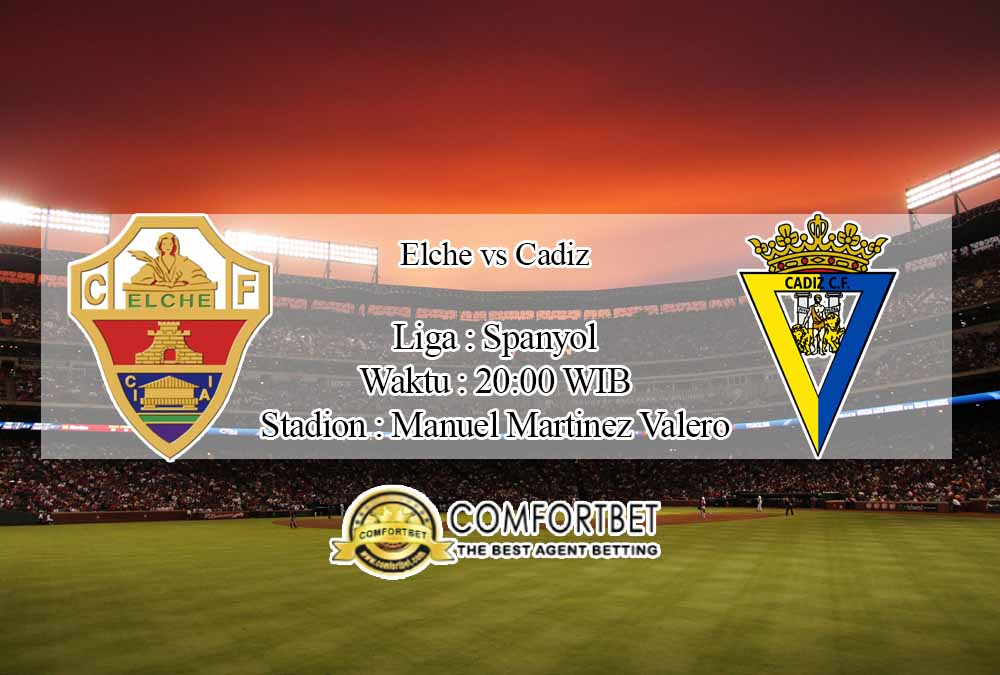 Prediksi Skor Elche vs Cadiz 28 November 2020