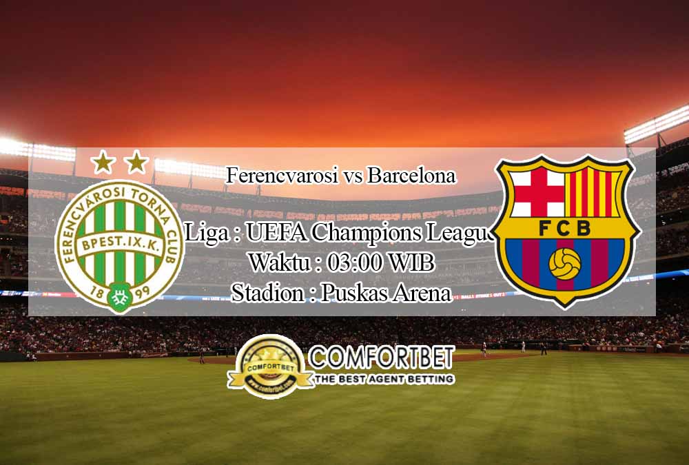 Prediksi Skor Ferencvarosi vs Barcelona 3 Desember 2020