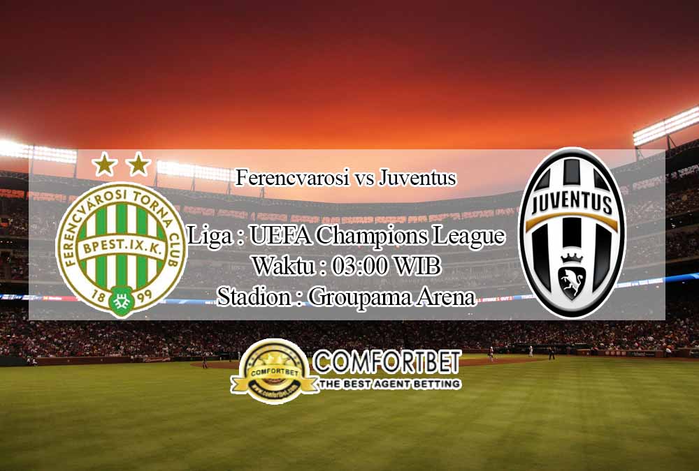 Prediksi Skor Ferencvarosi vs Juventus 5 November 2020