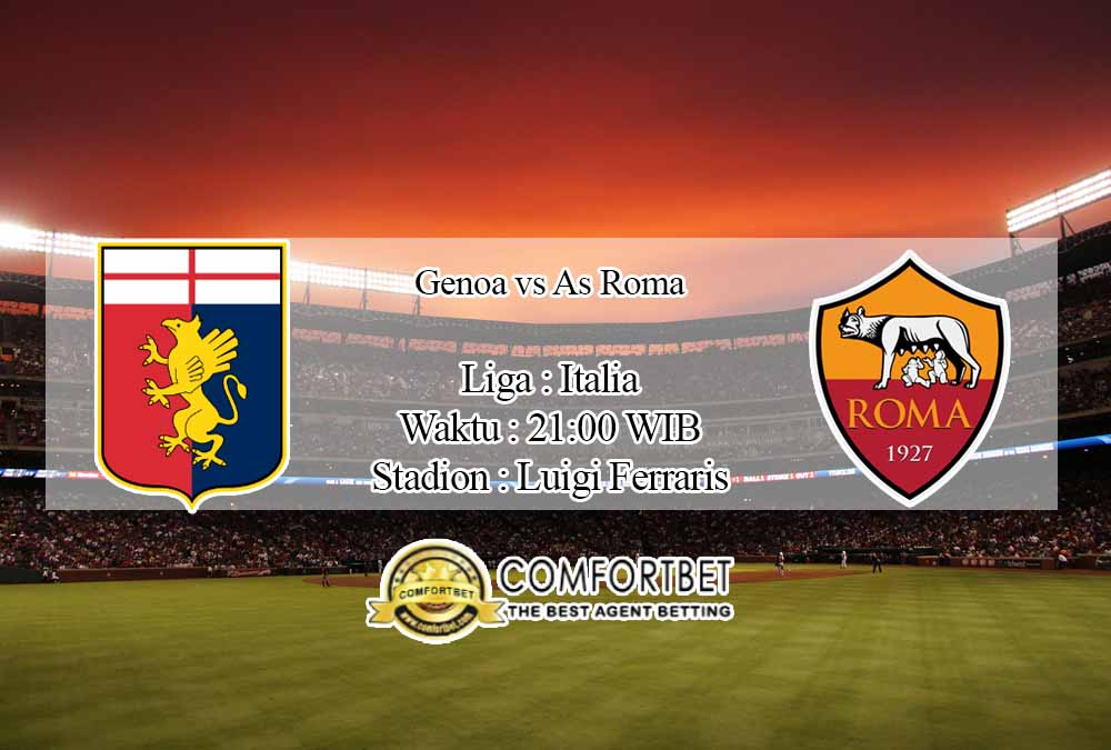 Prediksi Skor Genoa vs As Roma 8 November 2020 