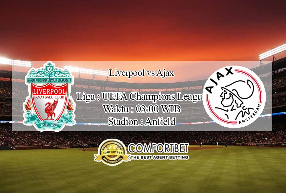 Prediksi Skor Liverpool vs Ajax 2 Desember 2020