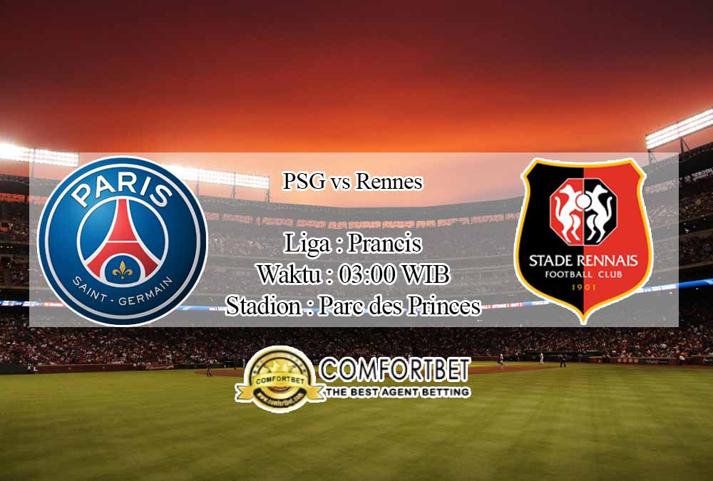 Prediksi Skor PSG vs Rennes 8 November 2020 