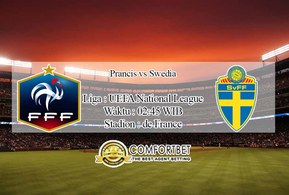 Prediksi Skor Prancis vs Swedia 18 November 2020