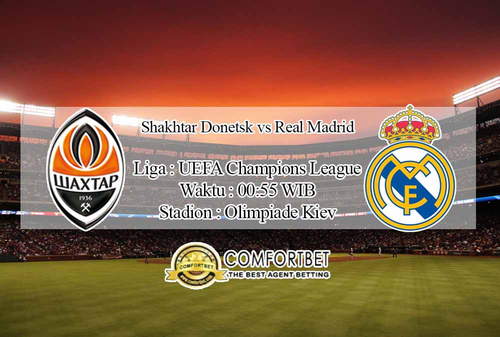 Prediksi Skor Shakhtar Donetsk vs Real Madrid 2 Desember 2020