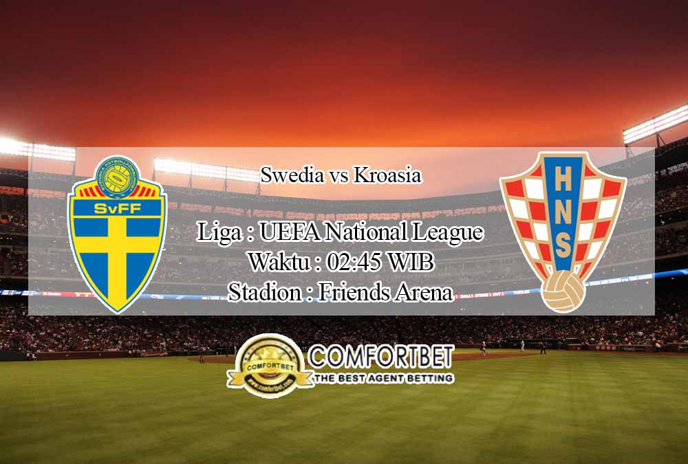 Prediksi Skor Swedia vs Kroasia 15 November 2020