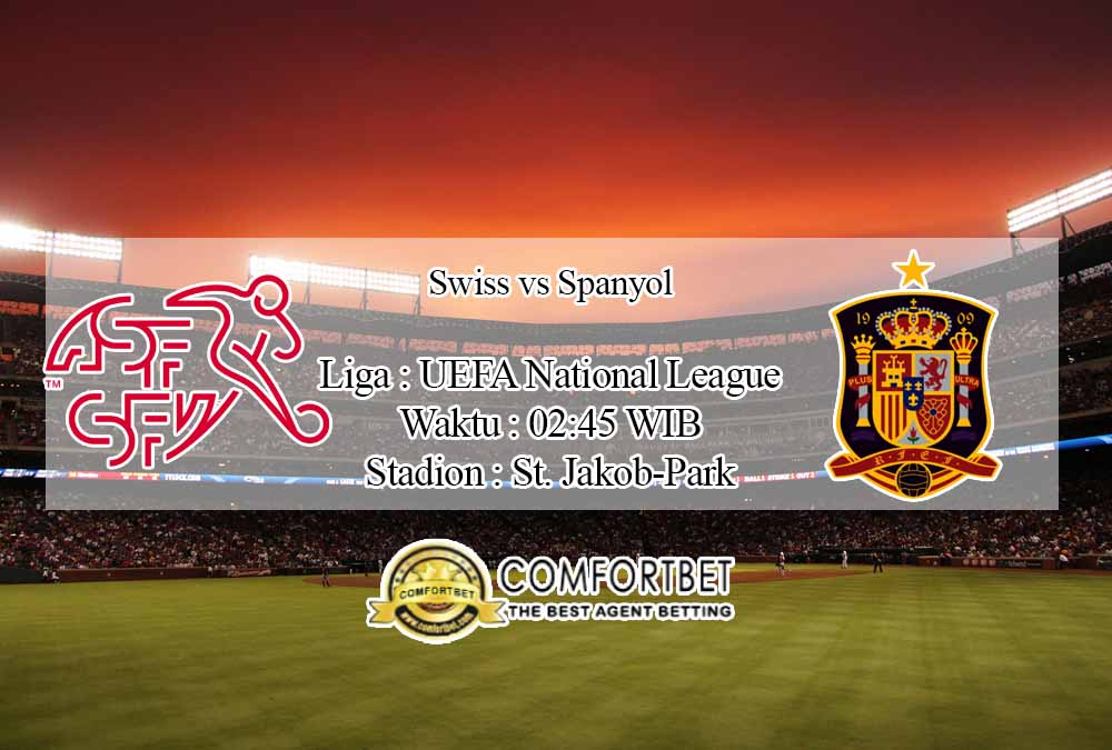 Prediksi Skor Swiss vs Spanyol 15 November 2020 