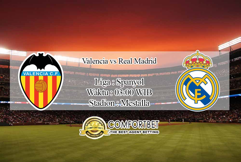 Prediksi Skor Valencia vs Real Madrid 9 November 2020