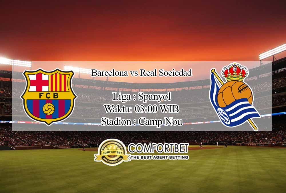 Prediksi Skor Barcelona vs Real Sociedad 16 Desember 2020