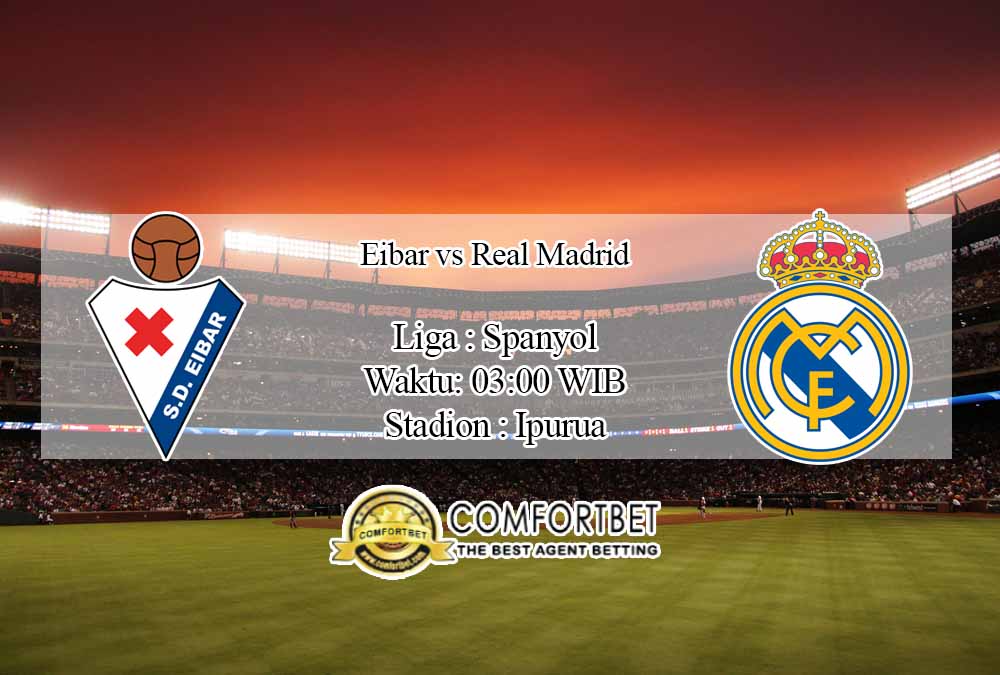 Prediksi Skor Eibar vs Real Madrid 21 Desember 2020