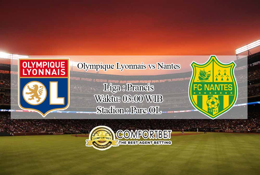 Prediksi Skor Olympique Lyonnais vs Nantes 24 Desember 2020