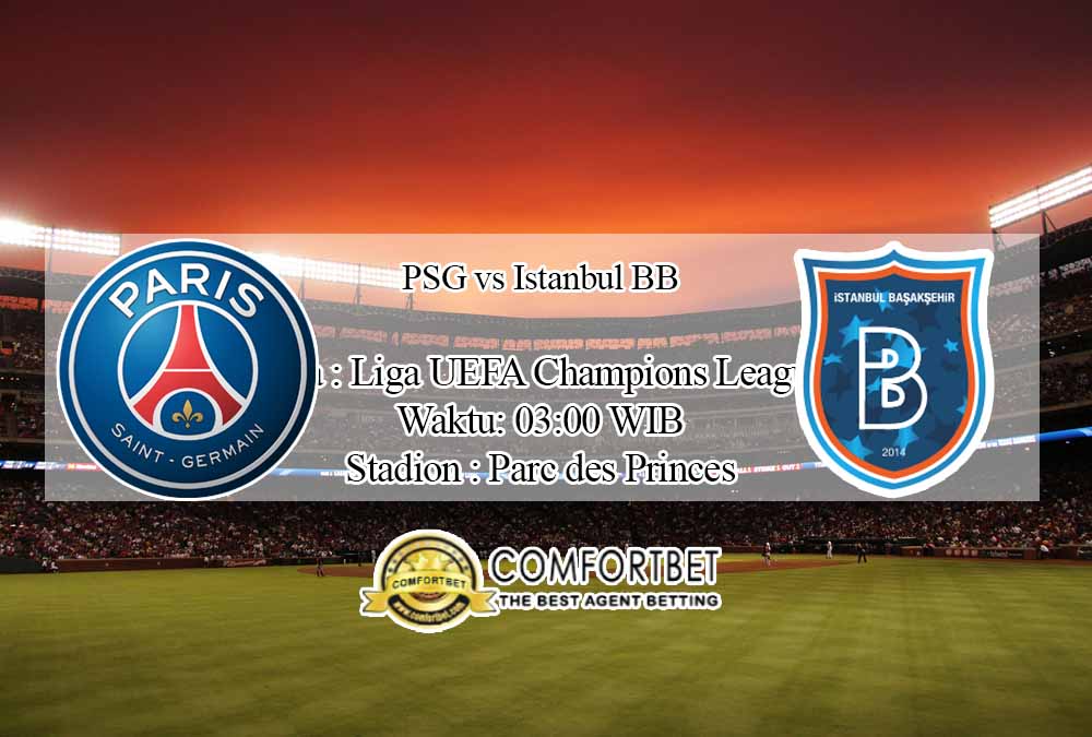 Prediksi Skor PSG vs Istanbul BB 9 Desember 2020